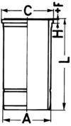 89879110 KOLBENSCHMIT - TULEJA CYLINDRA 