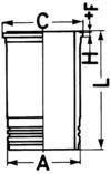 89902110 KOLBENSCHMIT - TULEJA CYLINDRA 