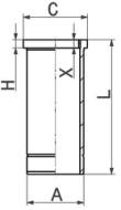 89954110 KOLBENSCHMIT - TULEJA CYLINDRA 