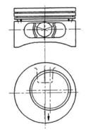 92123600 KOLBENSCHMIT - TLOK KPL. Z PIERSCIENIAMI 