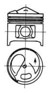 93582600 KOLBENSCHMIT - TLOK KPL. Z PIERSCIENIAMI 