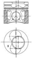 99850600 KOLBENSCHMIT - TLOK KPL. Z PIERSCIENIAMI 