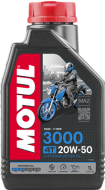 20W-50 1L 3000 4T - OLEJ SILNIKOWY 20W-50 1L 3000 4T MOTUL API SJ/JASO MA2