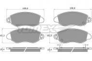 1262 TOMEX - ZESTAW KLOCKÓW, HAMULEC TARCZOWY KLOCKI HAMULC. FORD TRANSIT  00-