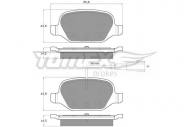 12702 TOMEX - KLOCKI HAMULC. FIAT 500 ABARTH  08- TYŁ TOMEX brakes