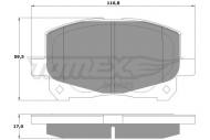 1611 TOMEX - ZESTAW KLOCKÓW, HAMULEC TARCZOWY KLOCKI HAMULC. TOYOTA PREVIA  00-03 PRZÓD