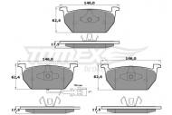 1703 TOMEX - ZESTAW KLOCKÓW, HAMULEC TARCZOWY VW GOLF VII  12- PRZÓD