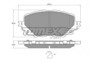 1904 TOMEX - KLOCKI HAMULC. MAZDA MX-5  15- PRZÓD TOMEX brakes