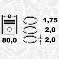 R1013650 ET - ZESTAW PIERŚCIENI TŁOKOWYCH ŠKODA-VW 