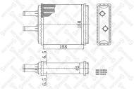 10-35106 STELLOX - NAGRZEWNICA\ KIA SPORTAGE II ALL 99-03 