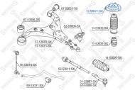 12-53021 STELLOX - PODUSZKA AMORTYZATORA PRZÓD\ KIA SPORTAGE, HYUNDAI TUCSON AII 04>