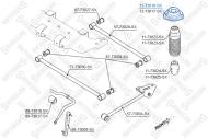 12-73016 STELLOX - PODUSZKA AMORTYZATORA TYŁ\ DAEWOO LACETTI 04> HATCHBACK