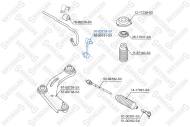 56-00218 STELLOX - 56-00218-SX_drążek stabilizatora przedniego lewy!\ Nissan Qa