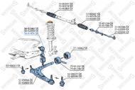 56-01431 STELLOX - DRĄŻEK STABILIZATORA PRZEDNIEGO\BMW E34/E32 <96