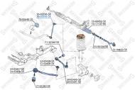 56-03395 STELLOX - DRĄŻEK STABILIZATORA PRZEDNIEGO PRAWY\ BMW X3 ALL 04>