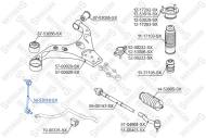 56-53018 STELLOX - DRĄŻEK STABILIZATORA PRZEDNIEGO\ KIA SPORTAGE 04>, HYUNDAI TUCSON 04>