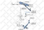 71-11166 STELLOX - TULEJA STABILIZATORA PRZEDNIEGO D25\ AUDI 100/A6 91-97