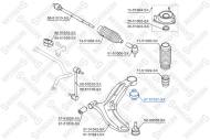 87-51037 STELLOX - TULEJA WAHACZA PRZEDNIA ZEWNĘT.\ HYUNDAIGETZ 02>