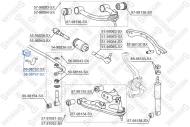 89-98157 STELLOX - TULEJA STABILIZATORA PRZEDNIEGO CENTRALNA\ TOYOTA LAND CRUISER HDJ100 98-01