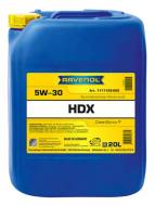 5W-30 20L HDX SAE RAVENOL - Olej silnikowy 5W-30 HDX SAE RAVENOL 