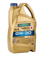 0W-30 4L ALS RAVENOL - Olej silnikowy 0W-30 ALS SAE USVO RAVENOL