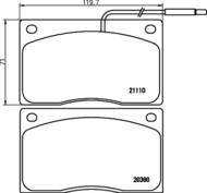 8DB355005931 HELLA PAGID - klocki ham. prz. JA RE 