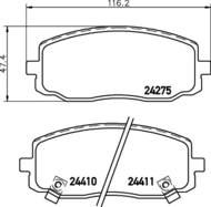 8DB355006571 HELLA PAGID - klocki ham. prz. DO HY KIA 