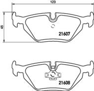 8DB355007511 HELLA PAGID - klocki ham. tył BMW WIESMANN 