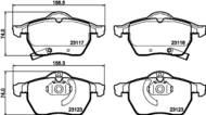 8DB355008141 HELLA PAGID - klocki ham. prz. HOL OP SAAB SAT 