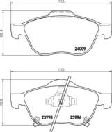 8DB355011041 HELLA PAGID - klocki ham. prz. TO 