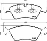 8DB355012011 HELLA PAGID - klocki ham. prz. MB 