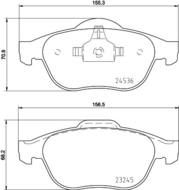 8DB355013241 HELLA PAGID - klocki ham. prz. RE 