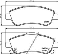 8DB355013611 HELLA PAGID - klocki ham. prz. HO 