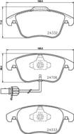 8DB355013861 HELLA PAGID - klocki ham. prz. AU 