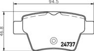 8DB355013851 HELLA PAGID - klocki ham. tył BYD CI PE 