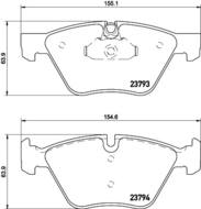 8DB355015031 HELLA PAGID - klocki ham. prz. BMW 