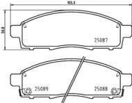 8DB355015321 HELLA PAGID - klocki ham. prz. MI NI 