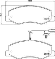 8DB355015311 HELLA PAGID - klocki ham. tył NI OP RE 