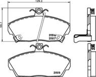 8DB355018031 HELLA PAGID - klocki ham. prz. HO MG RO 