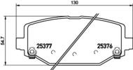 8DB355020311 HELLA PAGID - klocki ham. tył CHR DO FI LA VW 