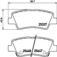 8DB355020371 HELLA PAGID - klocki ham. tył HY KIA SSANGYONG 