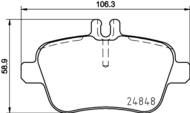 8DB355021791 HELLA PAGID - klocki ham. tył INF MB 