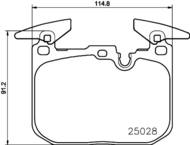 8DB355021271 HELLA PAGID - klocki ham. prz. BMW 