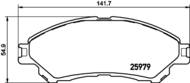 8DB355021461 HELLA PAGID - klocki ham. prz. SU 