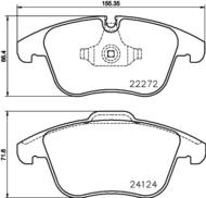 8DB355024671 HELLA PAGID - klocki ham. prz. JA 