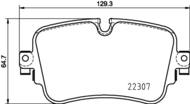 8DB355025681 HELLA PAGID - klocki ham. tył AU VW 