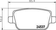 8DB355025361 HELLA PAGID - klocki ham. tył FO LR VO 