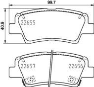 8DB355031681 HELLA PAGID - klocki ham. tył HY KIA 