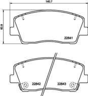 8DB355039921 HELLA PAGID - klocki ham. prz. KIA 