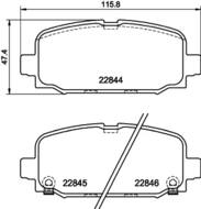 8DB355039411 HELLA PAGID - klocki ham. tył JEEP 